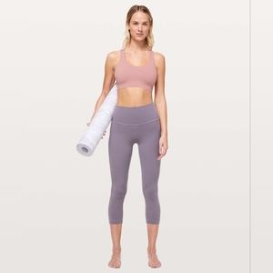 Lululemon Align Crop *21" in Graphite Purple